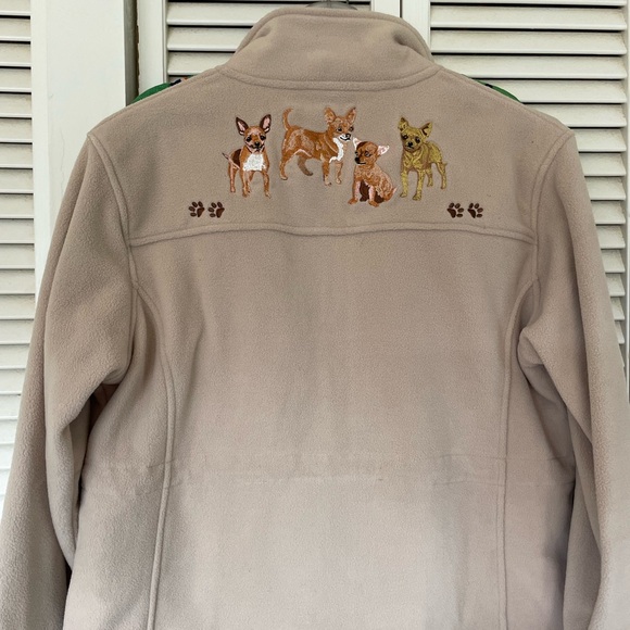 Bradford Exchange XL fleece chihuahua jacket - Picture 10 of 15